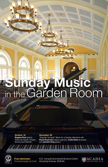 Poster for Music in the Garden Room