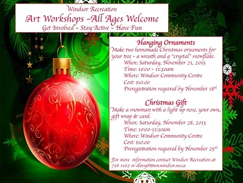 Poster for Art Workshop