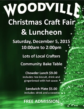Poster for Christmas Craft Fair & Luncheon