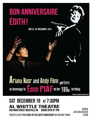 Poster for Happy Birthday Edith Piaf!