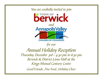 Poster for Holiday Reception