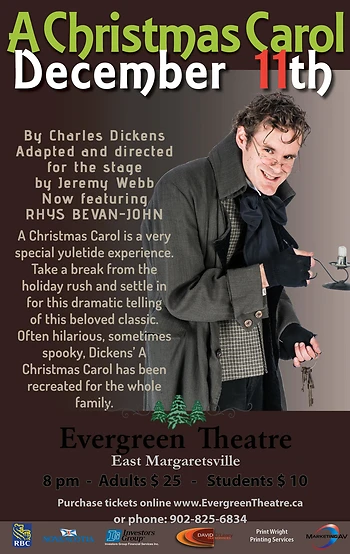 Poster for Christmas Carol by Jeremy Webb