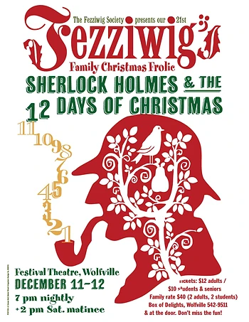 Poster for Sherlock Holmes and the 12 Days of Christmas