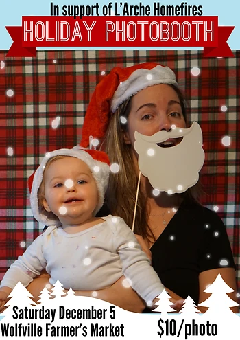 Poster for Holiday Photo booth