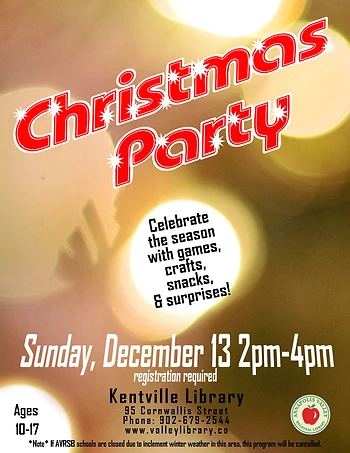 Poster for Christmas Party