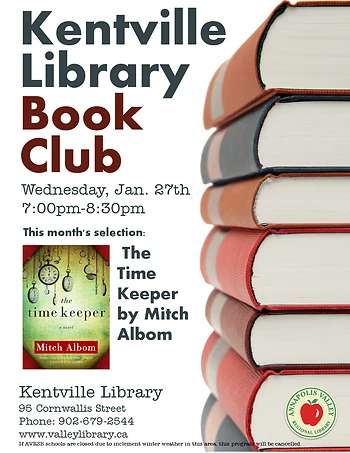 Poster for Library Book Club