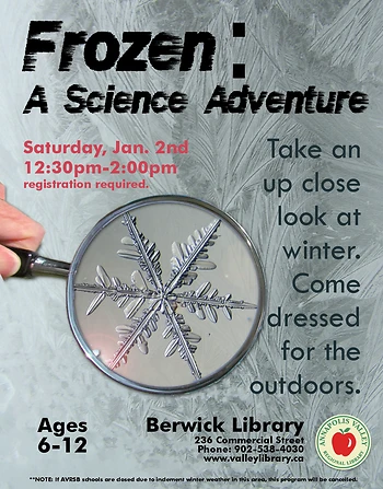Poster for Frozen: A Science Adventure