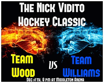 Poster for The Nick Vidito Hockey Classic