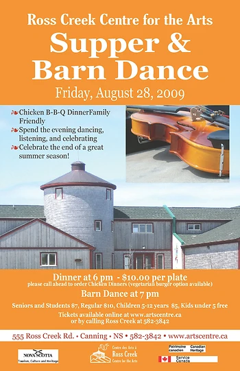 Poster for Country Supper and Barn Dance