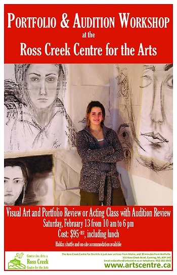 Poster for Visual Arts and Audition Intensives