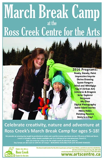 Poster for March Break Camp