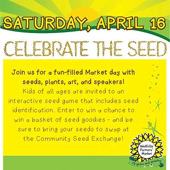 Poster for Celebrate the Seed (A Seedy Saturday Event)
