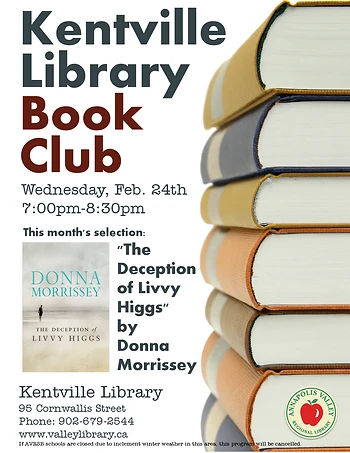 Poster for Library Book Club