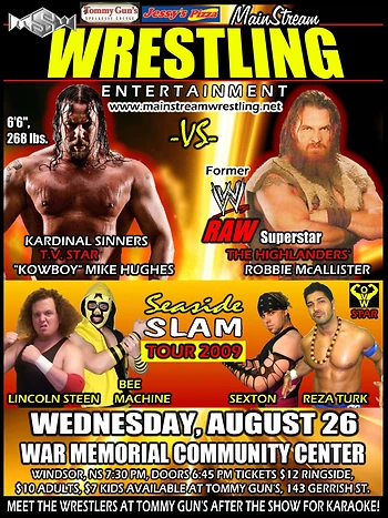 Poster for Seaside Slam Tour 2009