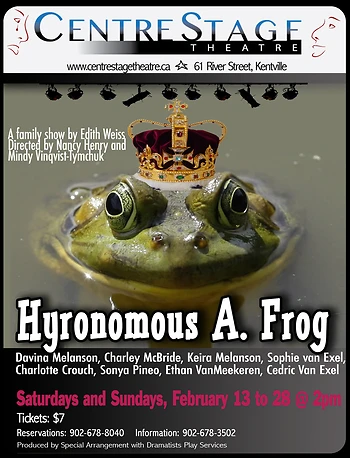 Poster for Hyronomous A. Frog ---A Family Show