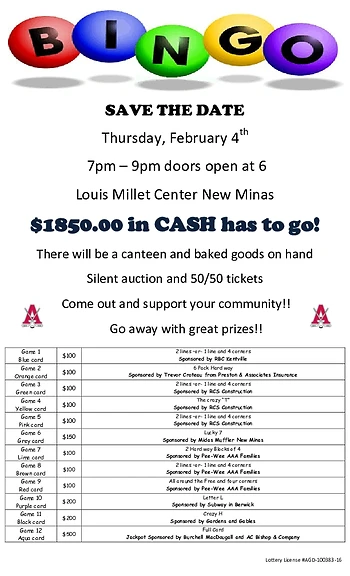 Poster for BINGO Night