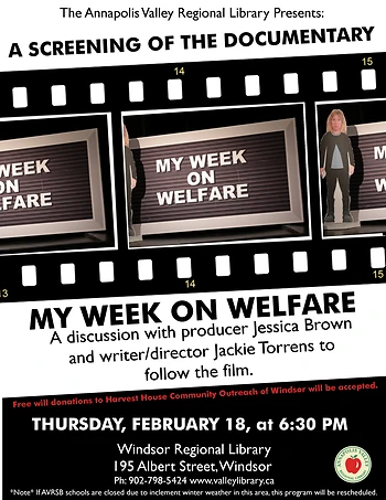 Poster for My Week on Welfare