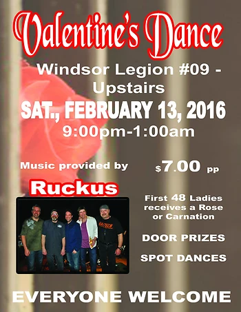 Poster for Valentine Dance