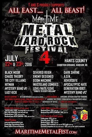 Poster for Maritime Metal & Hard Rock Festival