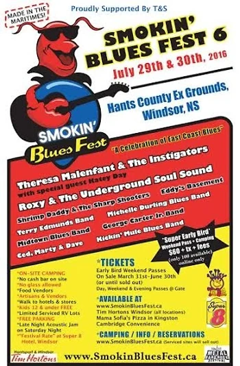 Poster for Smokin' Blues Fest