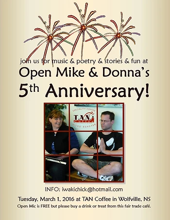 Poster for Open M&D's Fifth Anniversary!