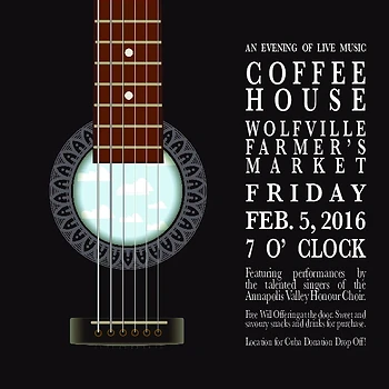 Poster for AVHC Coffee House - Rescheduled Event!