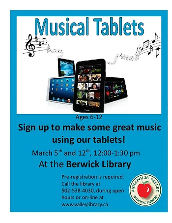 Poster for Musical Tablets