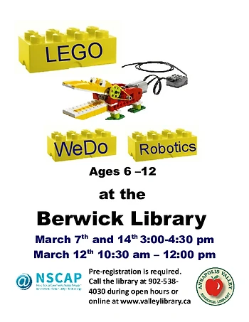 Poster for LEGO WeDo Robotics