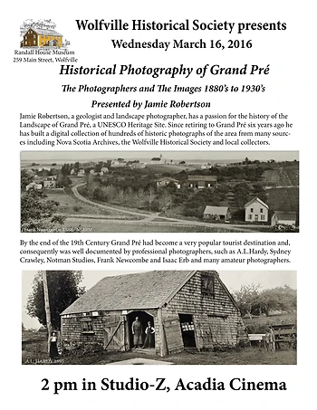 Poster for WHS Monthly Meeting