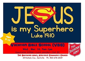 Poster for Superhero VBS