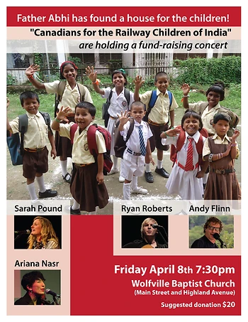 Poster for Fundraising Concert