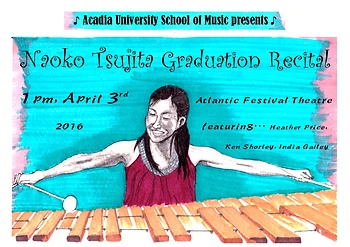 Poster for Graduation Recital