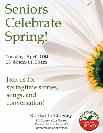 Poster for Seniors Celebrate Spring!