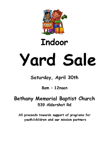 Poster for Indoor Yard Sale