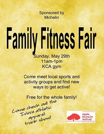 Poster for Family Fitness Fair