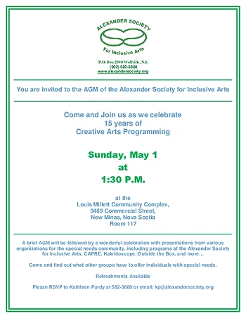 Poster for Alexander Society AGM