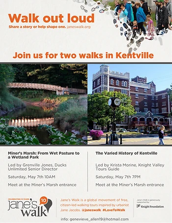 Poster for Jane's Walk (Miner's Marsh)