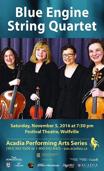 Poster for Blue Engine String Quartet