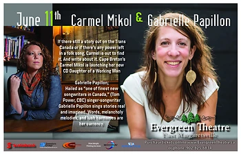 Poster for Carmel Mikol & Gabrielle Papillon