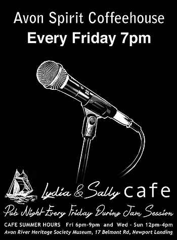 Poster for Avon Spirit Coffeehouse