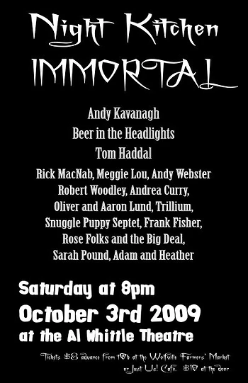 Poster for Night Kitchen Immortal