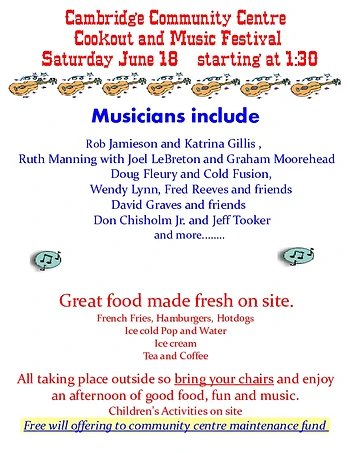 Poster for Cookout and Music Festival