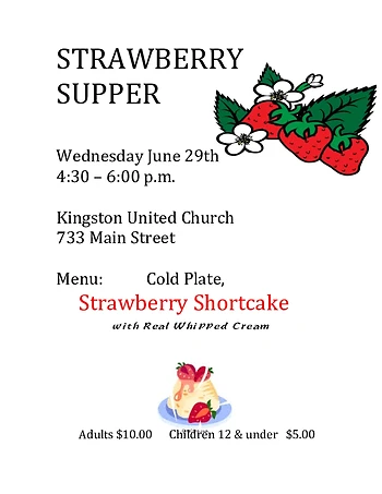 Poster for Strawberry Supper