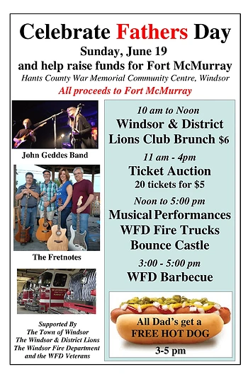 Poster for Fundraiser for Fort McMurray