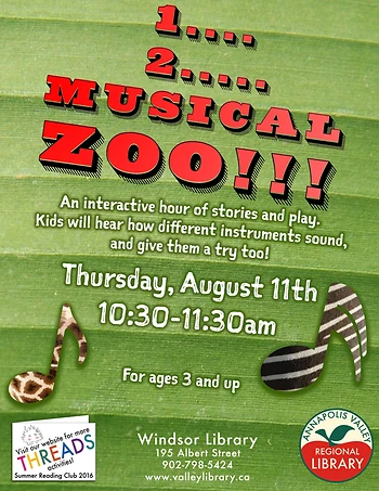 Poster for Musical Zoo
