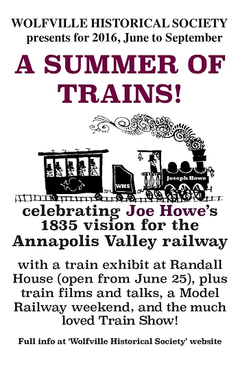 Poster for Summer of Trains Exhibit