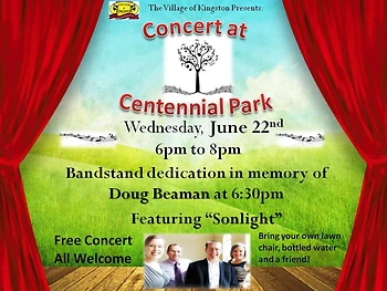 Poster for Sonlight Ministries Outdoor Concert