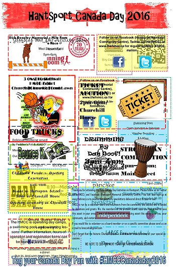 Poster for Canada Day Celebration