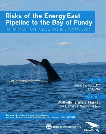 Poster for Energy East Discussion