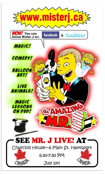 Poster for Mr. J's Magic Show
